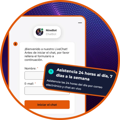 El casino en línea Nine Casino tiene un servicio de atención al cliente 24 horas al día, 7 días a la semana.